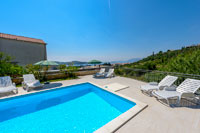 Cavtat apartments - Terrace with kitchen
